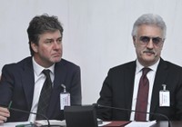 Tamer Karadağlı ve Tan Sağtürk TBMM’de bütçe görüşmelerini izledi