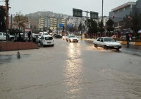 Mardin'de sağanak; cadde ve sokaklar suyla doldu