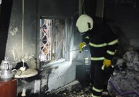 Mardin'de tek katlı müstakil ev, çıkan yangında kullanılmaz hale geldi