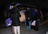 Afyonkarahisar'da otobüs şarampole devrildi; 6 yaralı