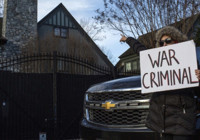 ABD Dışişleri Bakanı'nın evinin önünde eylem