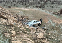 Mardin'de otomobil, şarampole devrildi: 4 yaralı