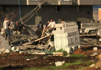 Mardin’de inşaatta çökme: 2 yaralı