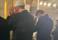 Cumhurbaşkanı Erdoğan Murat Kurum ile birlikte Ayasofya Camii'nde