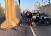 Polis uygulama noktasında kaza: Yaralılar var