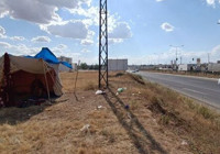 Yol kenarına kurduğu çadırında ölü bulundu