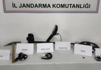 Jandarmadan kaçan şahıs tarihi sikke ile yakalandı