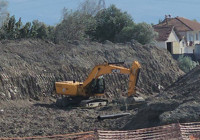 Toprak kaydı, altında kalan işçi hayatını kaybetti