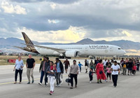 Erzurum'a zorunlu iniş yapan uçaktaki bomba ihbarı asılsız çıktı