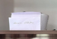 Erzurum'da cami imamına teşekkür notu