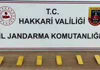 Hakkari'de 6 kilo külçe altın ele geçirildi