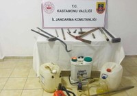 Kastamonu'da define avcıları suçüstü yakalandı