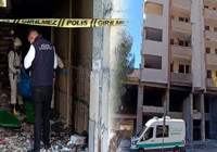 Ağır hasarlı binada erkek cesedi bulundu