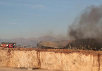 Antalya'da otluk alanda yangın: İşçilerin kaldığı yatakhane kül oldu