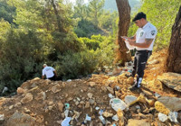 Muğla'da yol kenarına çöp atan iki otobüs firmasına ceza