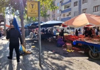 Semt pazarında silahlar patladı: Yaralılar var