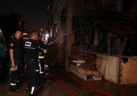 Misafirliğe geldiği evde çıkan yangında hayatını kaybetti