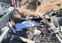 Erzurum'da TIR sürücüsünün acı ölümü