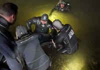 Erzurum'da feci kaza! Gölete düşen aracın sürücüsü öldü