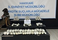 Hakkari'de 35 kilo metamfetamin ele geçirildi
