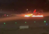 İniş sırasında alev aldı! Antalya Havalimanı'na inişe geçen Rus yolcu uçağında yangın