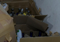 Mersin'de 540 litre sahte içki ele geçirildi