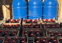 Antalya'da 725 litre sahte içki ele geçirildi