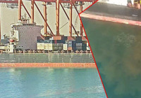 Mersin'de denize paslı ve yağlı su bırakan gemiye 20 milyonluk ceza