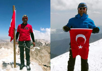 Antalya'da yıpranan bayrağı değiştirmek için gittiği dağda can verdi