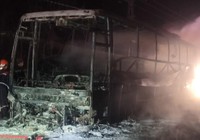Kastamonu'da yolcu otobüsü küle döndü