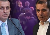 Törene damga vuran anlar! Hacıosmanoğlu, Ali Koç ile selamlaşıp Özbek'i görmezden geldi!