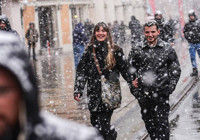 31 ile SMS'li uyarı geçildi!  Fırtına ve kar geliyor! İstanbullular dikkat