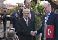 Cumhurbaşkanı Erdoğan, Devlet Bahçeli ile bir araya geldi