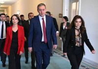 DEM Parti heyeti siyasi parti turuna çıktı