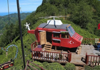 Rizeli'nin dağ başına yaptığı 'Lazkopter' ilgi odağı oldu