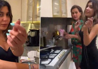 Bahar Candan ablası Nihal için Dilan Polat'la helva kavurdu: O görüntülere tepki yağdı