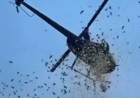 ABD'de vasiyet üzerine helikopterden 5 bin dolar para saçıldı