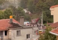 Bartın’da, kaymakamın oturduğu lojman yandı