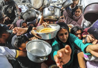 Gazze'de açlıktan ölenlerin sayısı 162'ye yükseldi