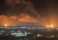 Soçi'deki petrol rafinerisinde yangın