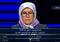 Kim Milyoner Olmak İster'e katılan Günay Teyze, 1 milyonluk soruyu açtırdı