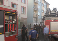 Sivas'ta evleri yanan aile, birbirlerine sarılıp ağladı