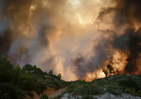Fransa tarihinin en büyük orman yangını! 16 bin hektar küle döndü