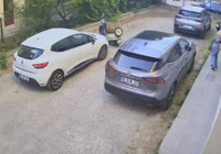 Ankara'da kar maskeli motosiklet hırsızlığı
