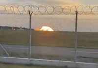 Polonya’da F-16 savaş uçağı yere çakıldı