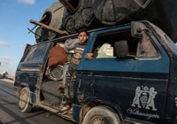 Gazze'nin kuzeyindeki Filistinlilerin göçü sürüyor