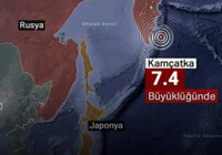 Kamçatka'da 7.4 büyüklüğünde deprem
