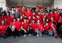 A Milli Erkek Basketbol Takımı, yurda döndü