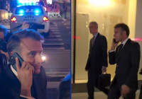 Macron, polis durdurunca Trump'ı aradı: Alo nasılsınız?