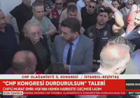 CHP kongresi önünde gerginlik! Davacılar icra memurlarıyla salona girdi, MYK üyelerine disiplin tehdidi